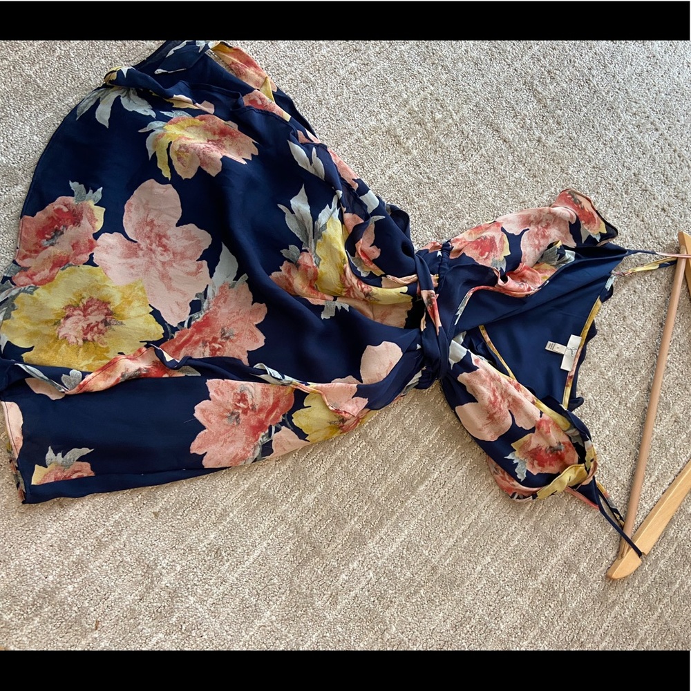 Foxglove Floral Joie Dress silk, sz. Small